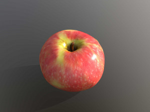 pink lady apple 3D Model