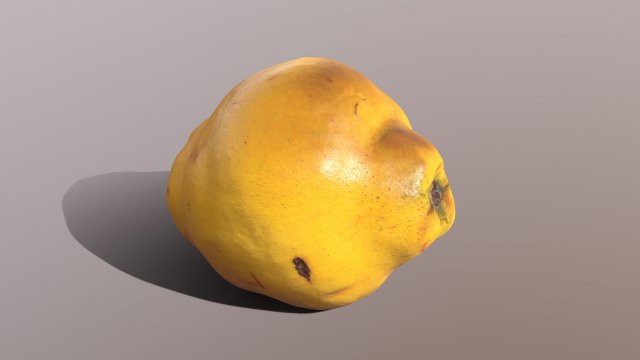 Quince 3D 模型 .c4d .max .obj .3ds .fbx .stl .blend 
