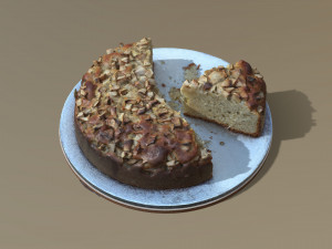 Apple Cake 3D 模型