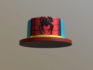 Super Heroes Cake 3D Модель