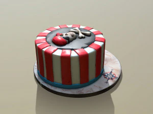 Pirate Cake 3D Model