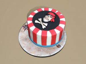 Pirate Cake 3D Модель
