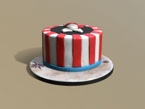 Pirate Cake 3D Модель