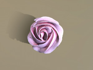 Plain Pink Vanilla Cupcake 3Dモデル