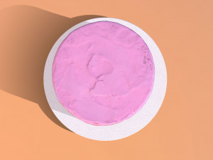 Plain Pink Drip Cake 3Dモデル