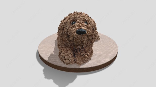 Cockapoo cake top