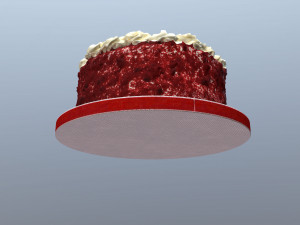 Red Velvet Cake 3Dモデル