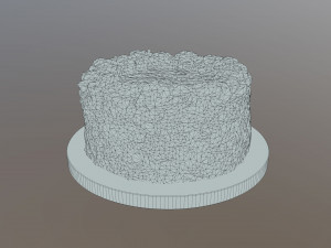Red Velvet Cake 3Dモデル