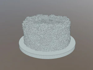 Red Velvet Cake 3D Model