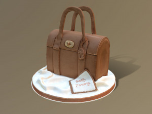 Luxury Handbag Cake Modelo 3D