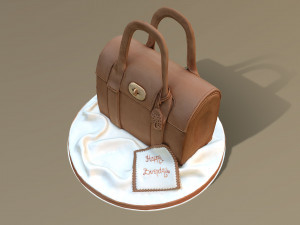 Luxury Handbag Cake 3D Модель