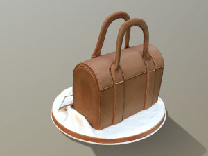 Luxury Handbag Cake 3D Модель