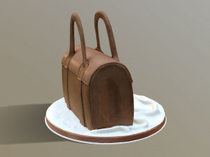 Luxury Handbag Cake 3D Модель