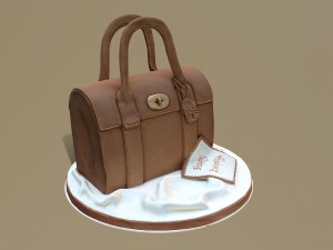 Luxury Handbag Cake 3D Модель