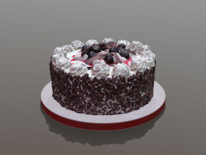 Black Forest Gateau Modelo 3D
