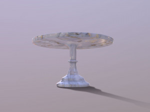 Mosser Marble Cake Stand Modelo 3D