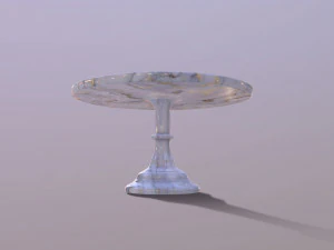Mosser Marble Cake Stand 3D Model