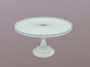 Mosser Marble Cake Stand 3D Model