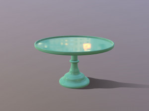 3D Mosser Glass Cake Stands all colours 3D Model