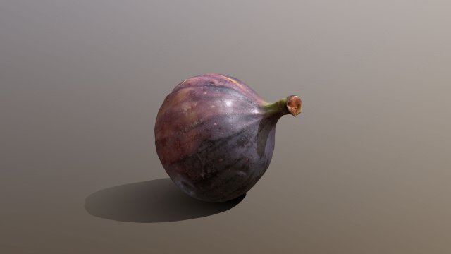 Turkish Black Bursa Fig Modelo 3D .c4d .max .obj .3ds .fbx .stl .blend 