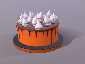 Spooky Ghosts Halloween Cake Modelo 3D