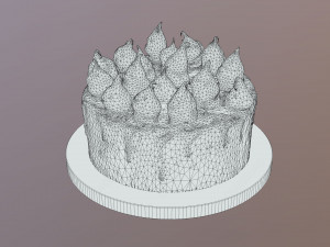 Spooky Ghosts Halloween Cake Modelo 3D