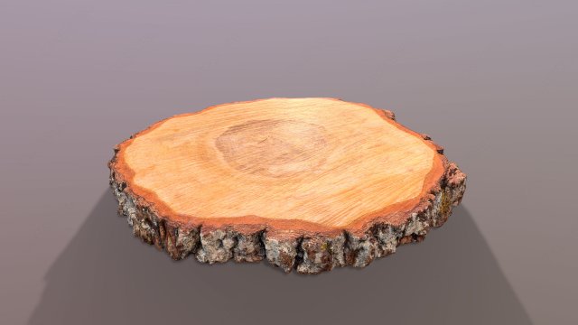 Wooden Log Slice Wedding Cake Stand Modelo 3D .c4d .max .obj .3ds .fbx .stl .blend 