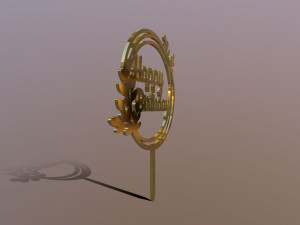 Happy Birthday Cake Topper Modelo 3D