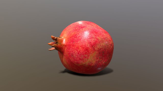 Parfianka Pomegranate Modelo 3D .c4d .max .obj .3ds .fbx .stl .blend 