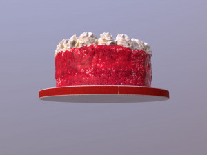 Red Velvet Cake 3D 模型