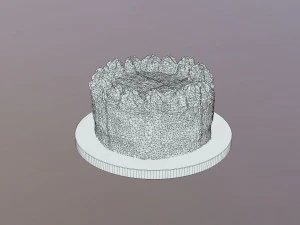 Red Velvet Cake 3D Model