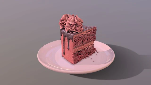 Kawałek Bramy Z Czerwonego Aksamitu Model 3D .c4d .max .obj .3ds .fbx .stl .blend 