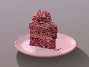 Kawałek Bramy Z Czerwonego Aksamitu Model 3D