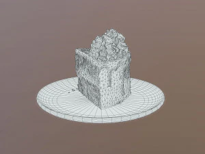 Kawałek Bramy Z Czerwonego Aksamitu Model 3D