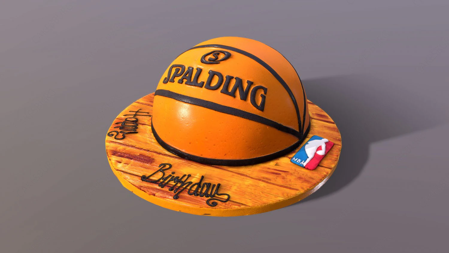 Basketball Ball Cake 3D Model .c4d .max .obj .3ds .fbx .stl .blend 