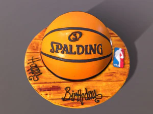 Basketball Ball Cake 3D Model