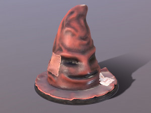 Harry Potter Hat Cake 3D Model