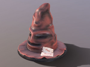 Harry Potter Hat Cake 3D Model