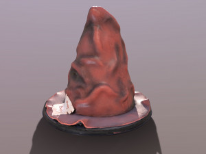 Harry Potter Hat Cake 3D Model