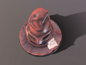 Harry Potter Hat Cake 3D Model