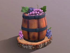 Aged To Perfection 50 Age Cake 3D Model