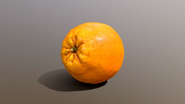 Novel Orange 3D Model .c4d .max .obj .3ds .fbx .lwo .lw .lws