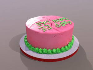 Harry Potter Hagrid Cake 3D Model