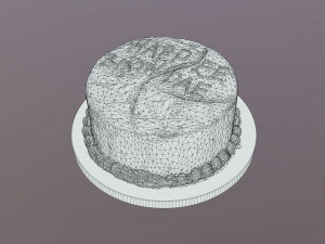 Harry Potter Hagrid Cake 3D Model