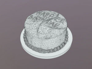 Harry Potter Hagrid Cake 3D Model