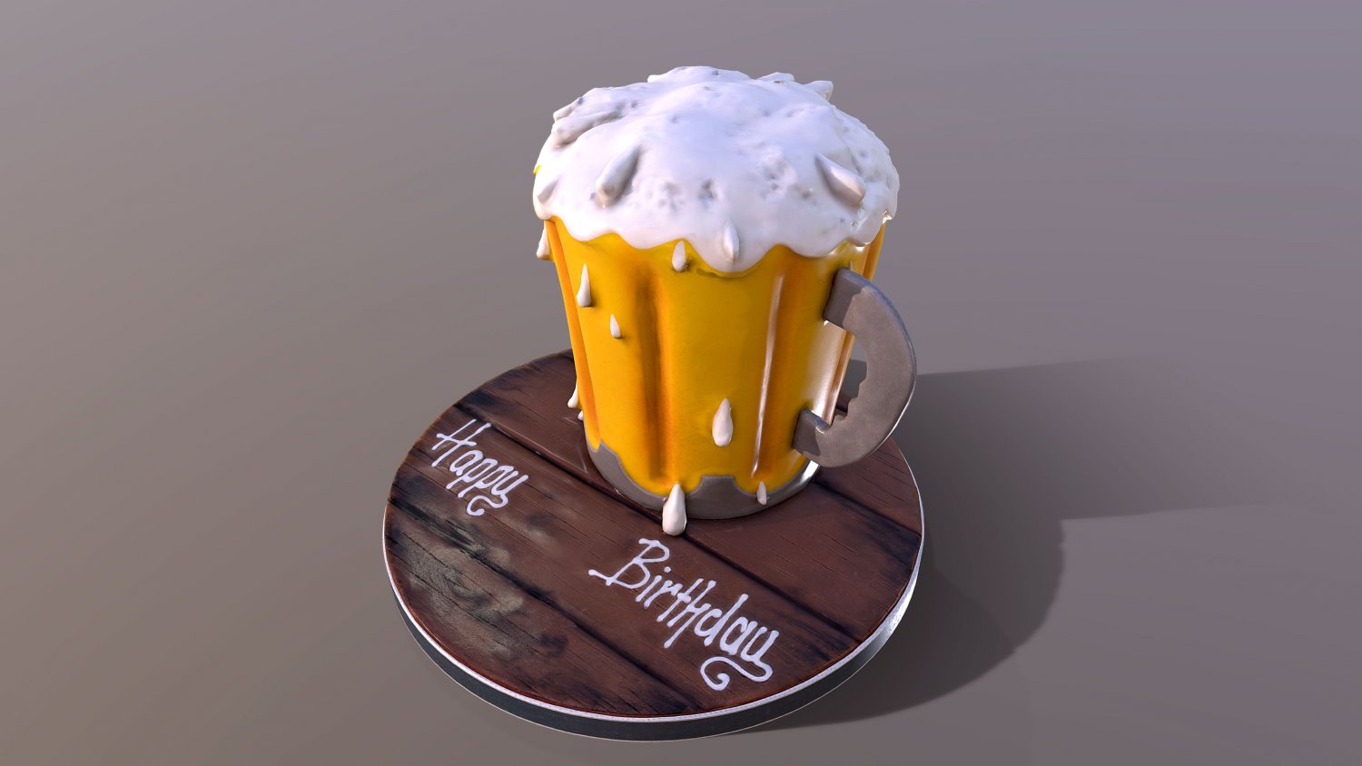 Pint Glass Shaped Cake - Classy Girl Cupcakes