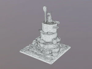 料理鼠王蛋糕 3D 模型