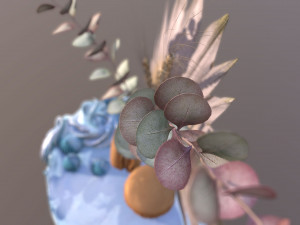 Luxury Aegean Swirl Cake 3D 모델