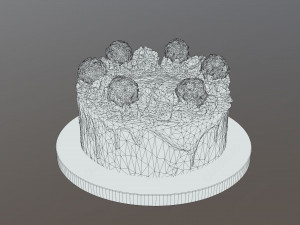 Ferrero Rocher Drip Gateau 3Dモデル