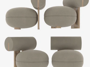 चेयर NORR11 हिप्पो 3D मॉडल